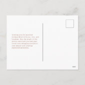 Dashing Through the Sand Holiday Photo Carte posta (Dos)