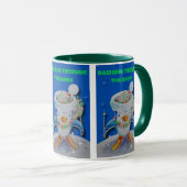 Dashing Through The Snow Children's Christmas Mug (Devant droit)