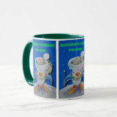 Dashing Through The Snow Children's Christmas Mug (Devant gauche)