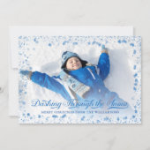 Dashing Through the Snow Holiday Carte photo (Devant)