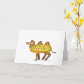 Dashka la carte blanche de chameau Bactrian (Fleur jaune)