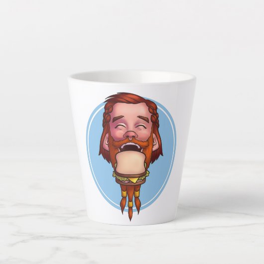 Dashnoblundo1 Latte Mok (Voorkant)