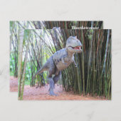 Daspletosaur - Dinosaure - Carte d'apprentissage (Devant / Derrière)