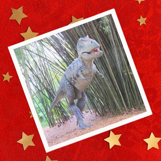 Daspletosaur - serviettes en papier de dinosaure