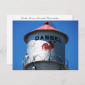 Dassel Water Tower Briefkaart (Voorkant / Achterkant)