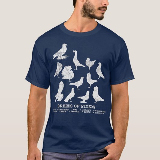 Dassen van duivenliefhebber van duiven t-shirt (Voorkant)