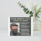 Dastro: Amerika weer Latijns-Amerika maken Briefkaart (Staand voorkant)