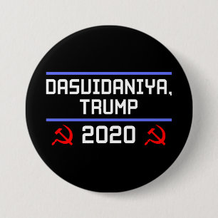 Dasvidaniya Trump 2020 Rusland Anti-Trump Ronde Button 7,6 Cm