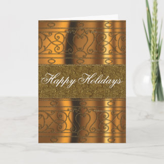 Dat alles schittert gouden Kerstkaart Feestdagen Kaart