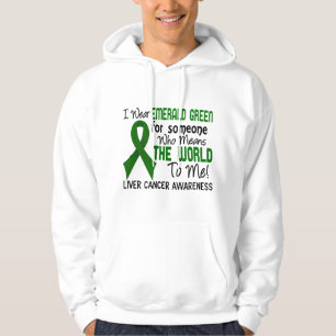 Dat betekent de wereld voor mij 2 leverkanker hoodie