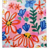 Dat bloemige zomergevoel douchegordijn (Voorkant)