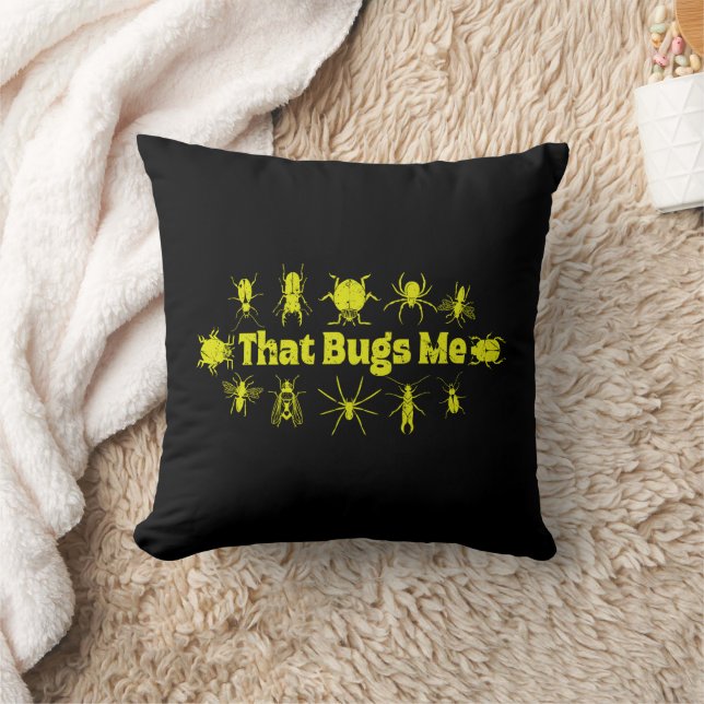 Dat boeit me grappige verontruste insecten kussen (Deken)