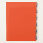 Dat Cat Life Cute Red met naam Planner (Achterkant)
