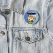 Dat Crazy Spaghetti Cat Ronde Button 5,7 Cm (In situ)