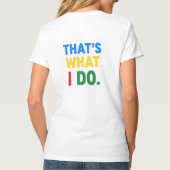 Dat doe ik t-shirt (Achterkant)