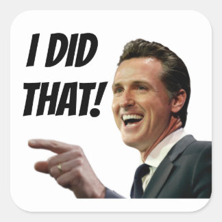 DAT HEB IK GEDAAN - Newsom 3" Square Stickers x6