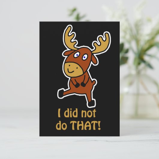 Dat heb ik niet gedaan! Funny mose (Staand voorkant)