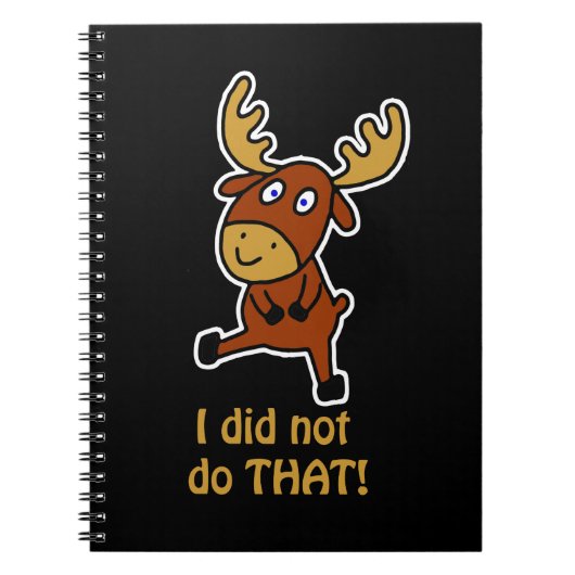 Dat heb ik niet gedaan! Funny mose Notitieboek (Voorkant)