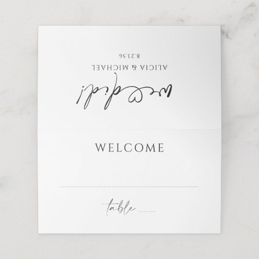 Dat hebben we gedaan. Elegant minimalistisch hands (Buitenkant ongevouwen)