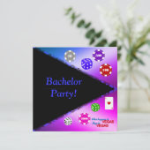 DAT HOE IK BACHELOR-INVITATIgradiënt ROL Kaart (Staand voorkant)