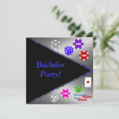 DAT HOE IK BACHELOR PARTIJINVITATIE VERPLETTEREN KAART (Staand voorkant)