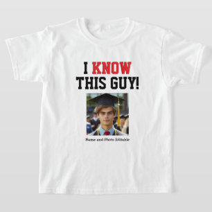 dat ik weet dat deze man Afstuderen T-shirt