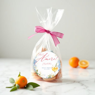 Dat is Amor Italiaans thema brunch bruiloftsfeest Ronde Sticker