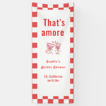 Dat is Amor Welkom Banner, Italiaanse Bruidsuitnod