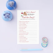 Dat is Amore Bingo Vrijgezellenfeest Game Flyer (Enkel)