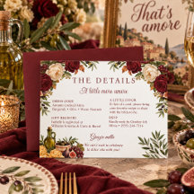 Dat is Amore Bourgondi Olijf Bruiloft Details