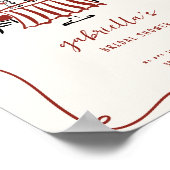 Dat is Amore Bruiloftsborrel Welkom Poster (Hoek)