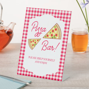 Dat is amore bruiloftsfeest reclamebord met voetstuk