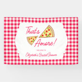 Dat is amore bruiloftsfeest spandoek (Horizontaal)