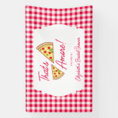 Dat is amore bruiloftsfeest spandoek (Verticaal)