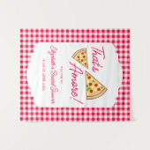 Dat is amore bruiloftsfeest wandkleed (Voorkant (horizontaal))