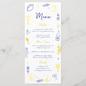 Dat is Amore Hand getrokken Italiaans citroen Vrij Menu (Voorkant)