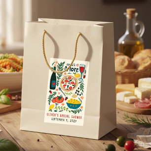 Dat is Amore Italiaans eten Aangepaste bruidsontbi Rechthoekige Sticker