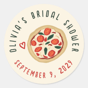 Dat is Amore Italiaans Eten Aangepaste Bruidsuitno Ronde Sticker