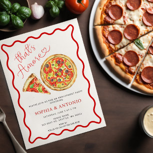 Dat is Amore Italiaans Pizza Verloving Feest Kaart