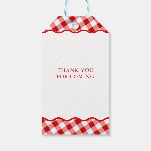 Dat is amore Italiaans pizzafeest bruidsborrel Cadeaulabel (Achterkant)