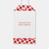 Dat is amore Italiaans pizzafeest bruidsdouche Cadeaulabel (Achterkant)