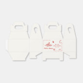 Dat is Amore Italiaanse Getekende Bruidsmeisjes Br Bedankdoosjes (Uitgevouwen)