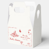 Dat is Amore Italiaanse Getekende Bruiloft Feest Bedankdoosjes (Geopend)