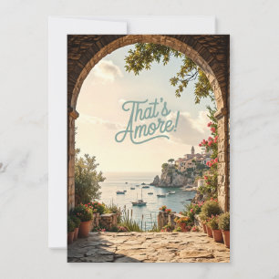 Dat is Amore Italiaanse Kust Bruidsdiner Kaart