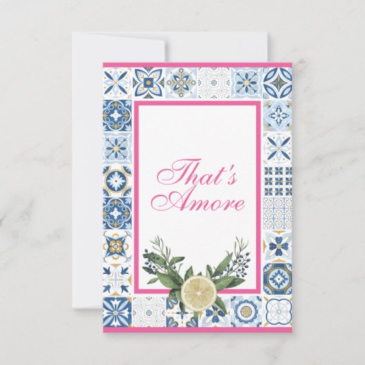 Dat is Amore Kaart voor Susan - met citroen 3,5 x  (Voorkant)