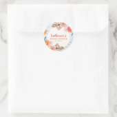 Dat is amore mediterraan citrus bruidsfeestje ronde sticker (Tas)