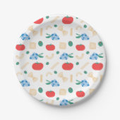 Dat is Amore Pasta Feest Bruiloft  Papieren Bordje (Voorkant)