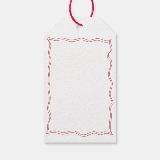 Dat is Amore Rode Italiaanse Pizza Wijn Bruidsdine Cadeaulabel (Achterkant)