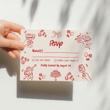 Dat is Amore! Rode Italiaanse RSVP