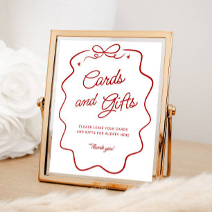 Dat is Amoré Rood Doodle Kaarten en Cadeaus Displa Poster